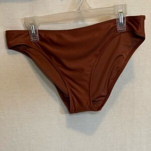 AA-394 Aerie NWT Brown Summer Swim Bikini Bottoms Size‎ M